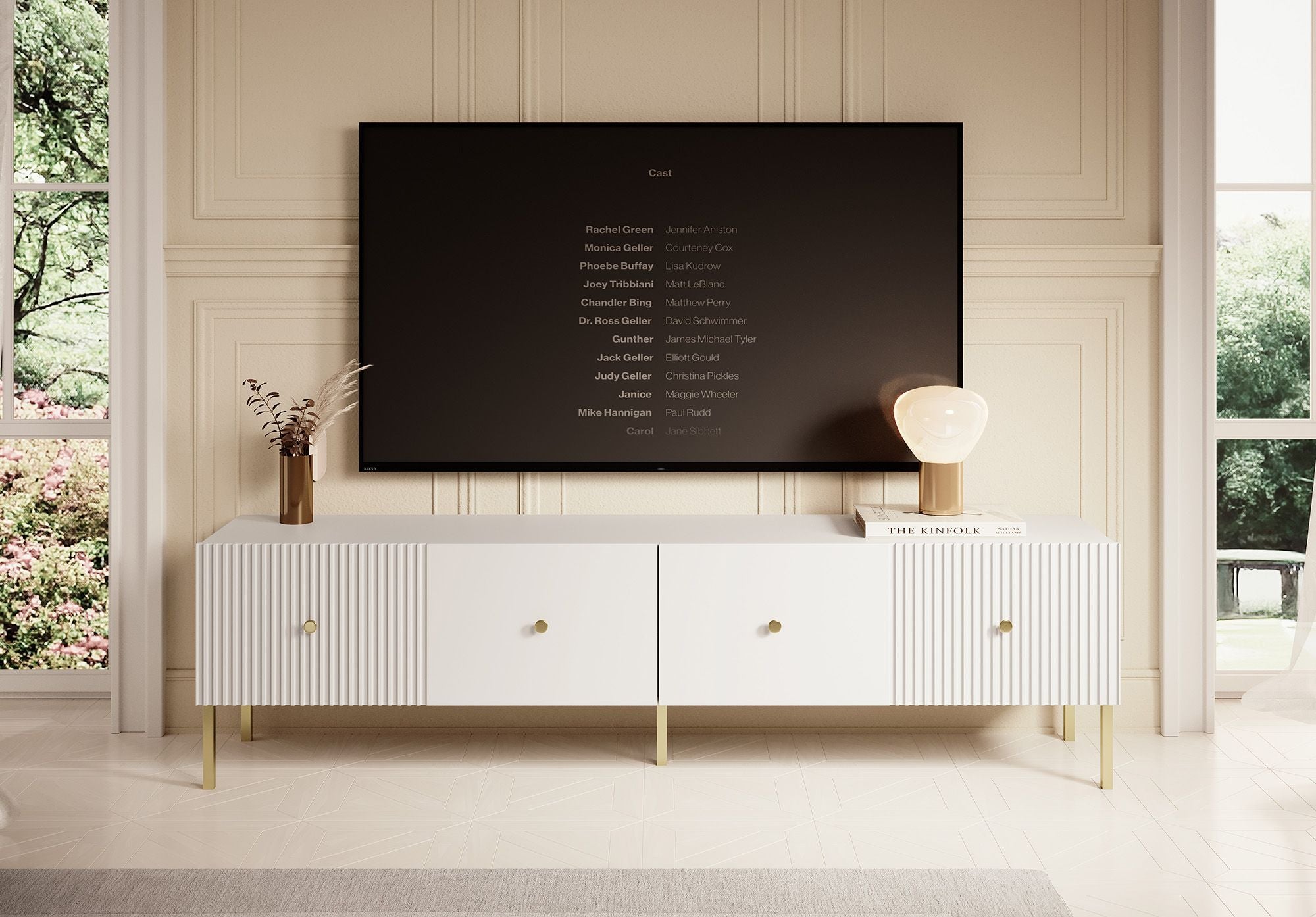 Vermont - TV-Meubel - Wit  - 180 cm