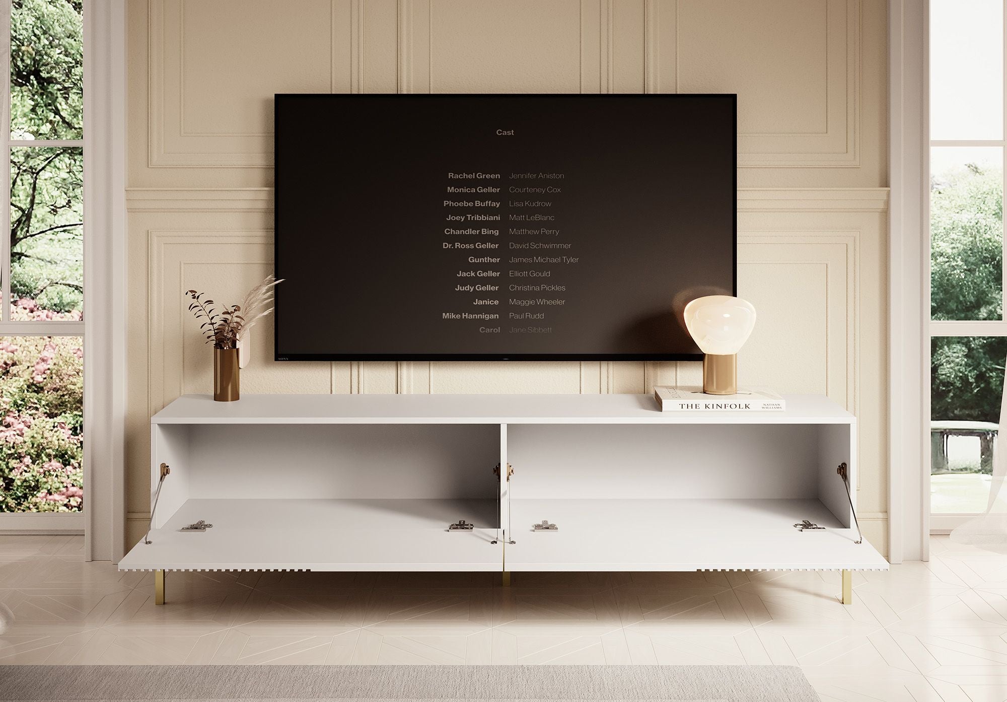 Vermont - TV-Meubel - Wit  - 180 cm