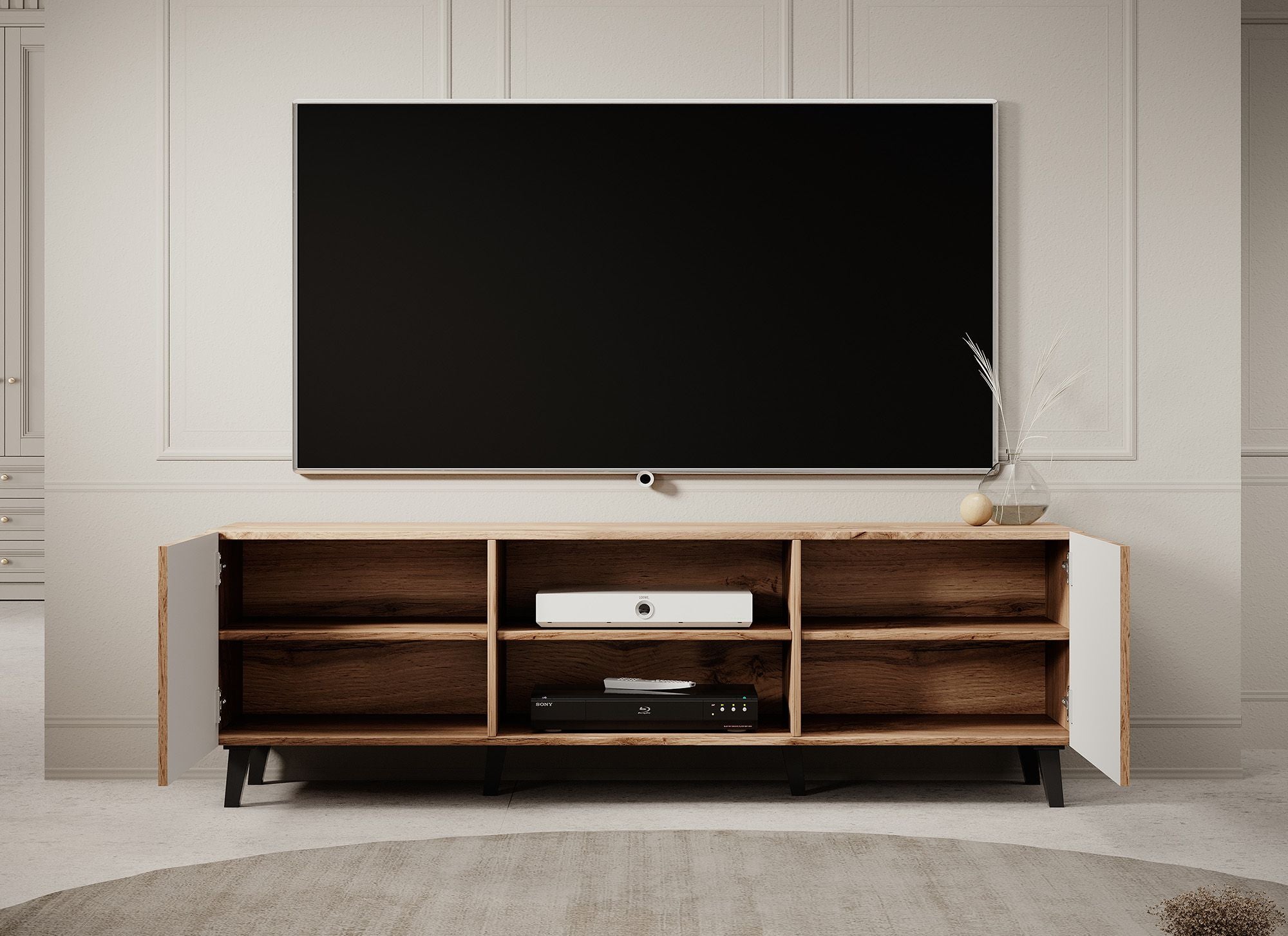 Vintar - TV-Meubel - Eiken  - 150 cm