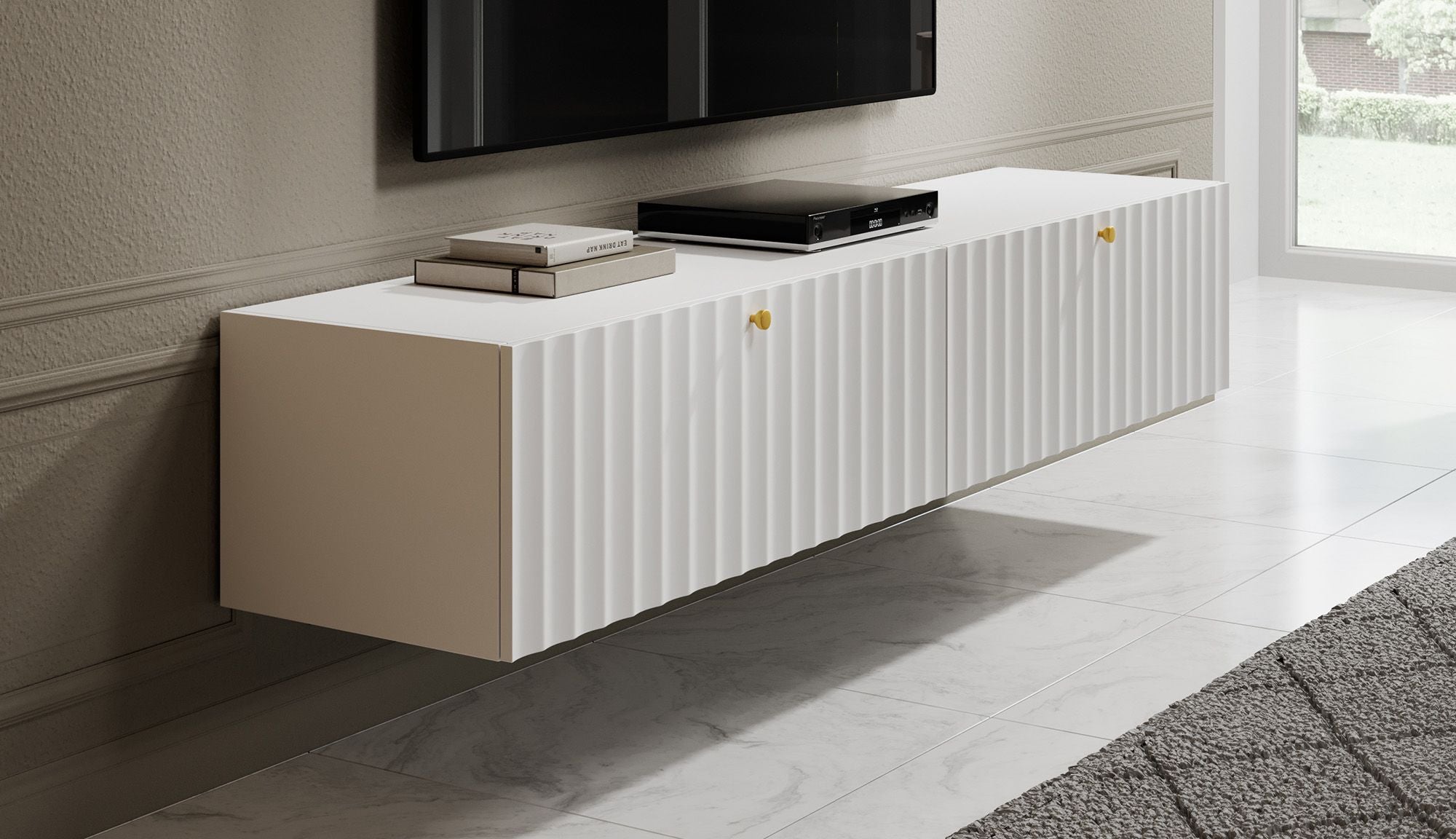 William - TV-Meubel - Wit - 200 cm