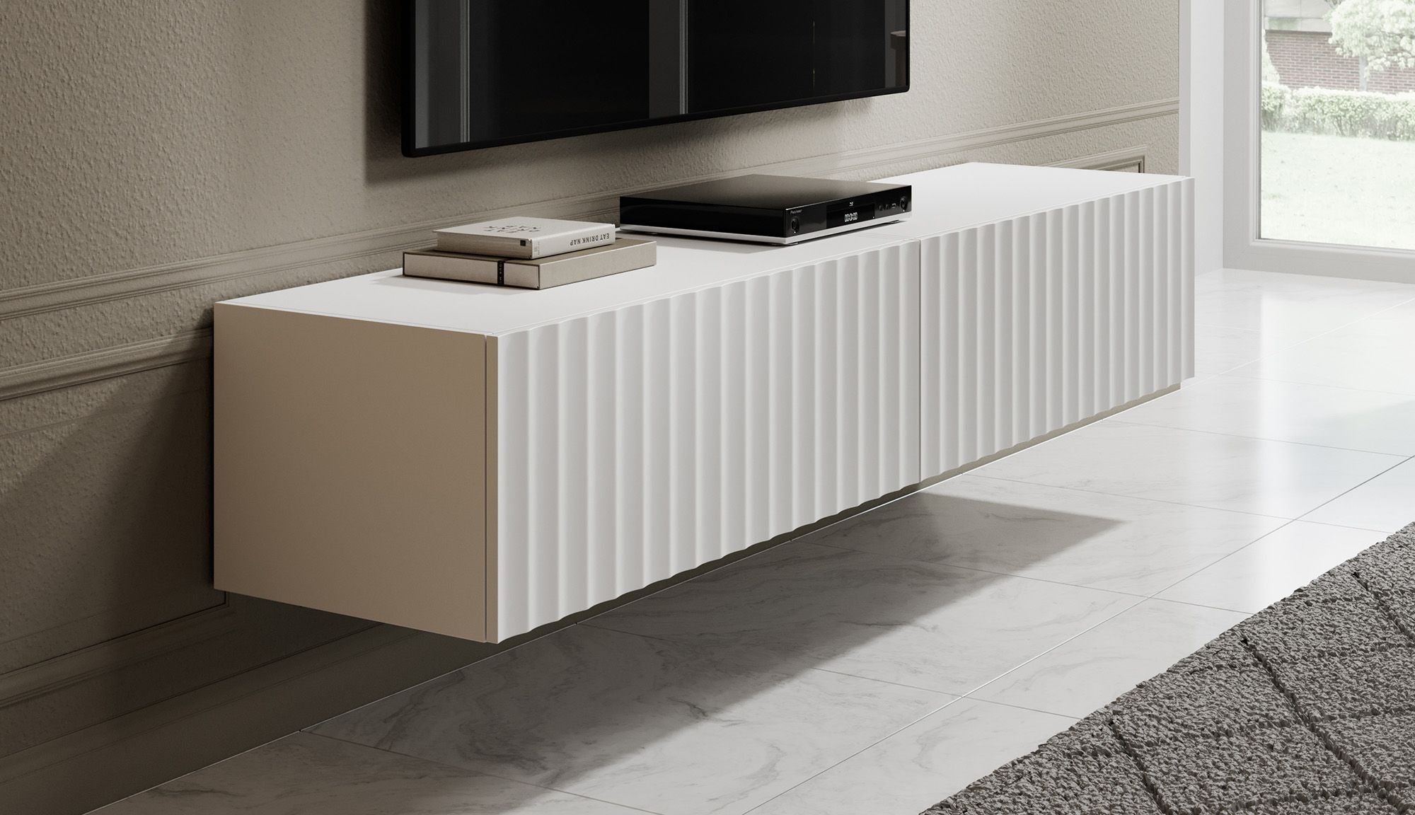 William - TV-Meubel - Wit - 200 cm