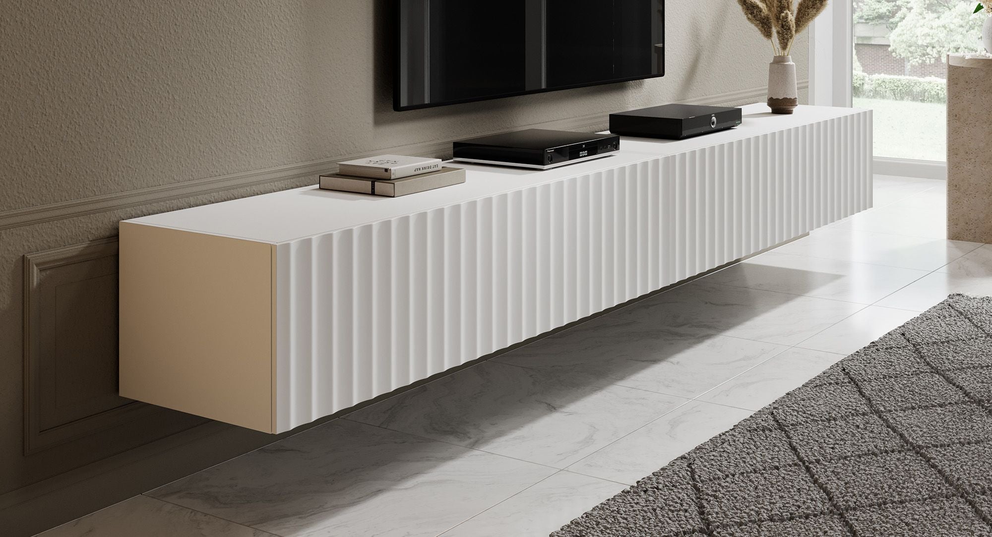 William - TV-Meubel - Wit - 300 cm