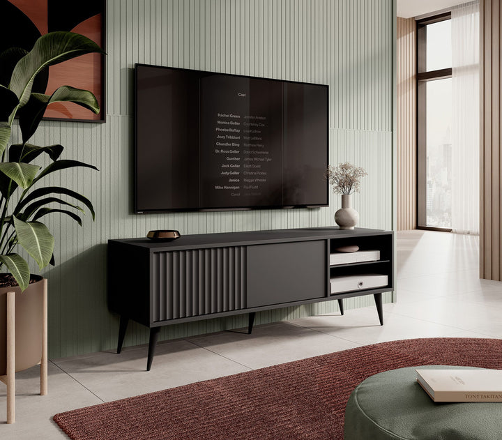 Winq - TV-Meubel - Antraciet - 135 cm