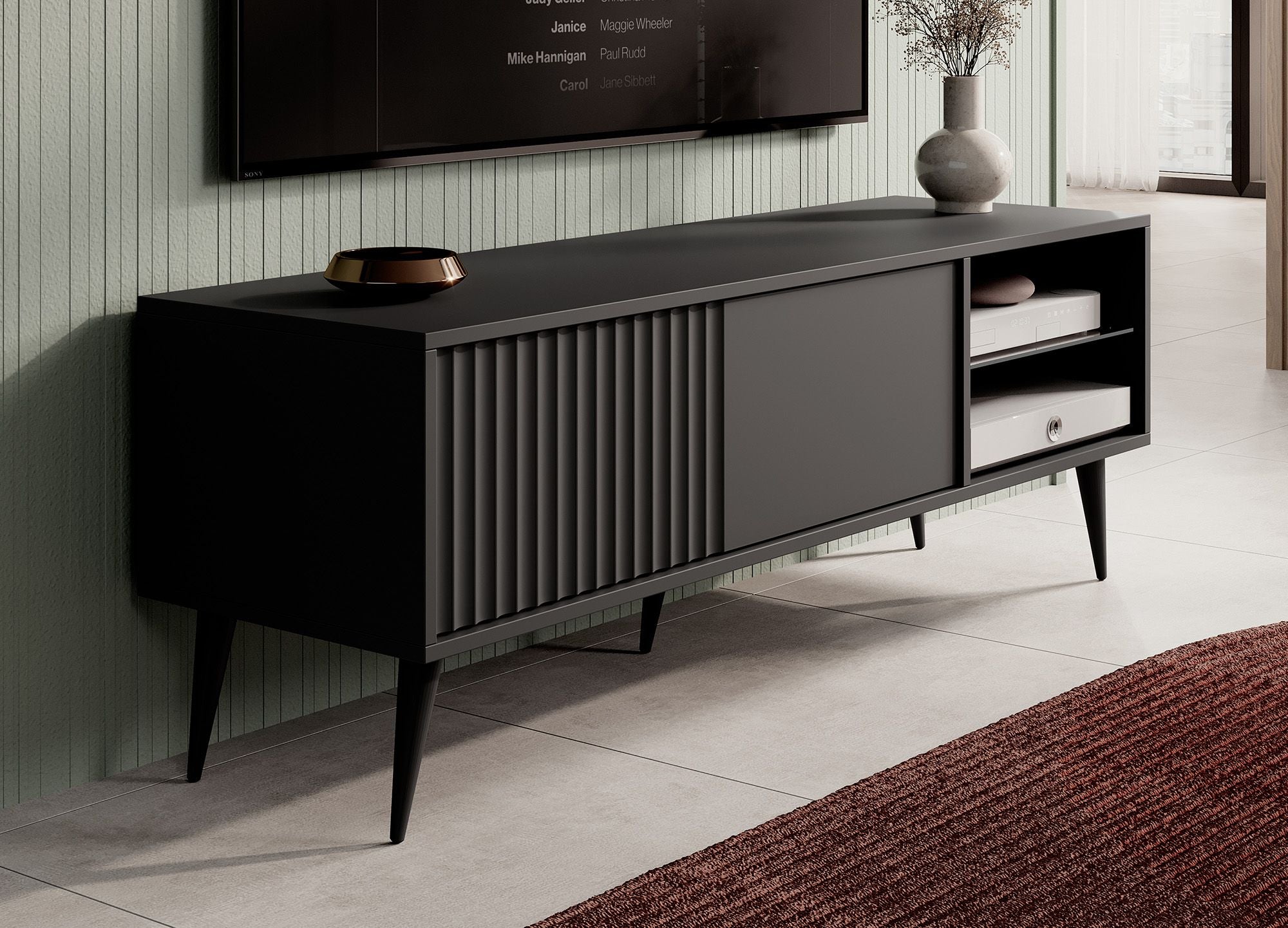 Winq - TV-Meubel - Antraciet - 135 cm