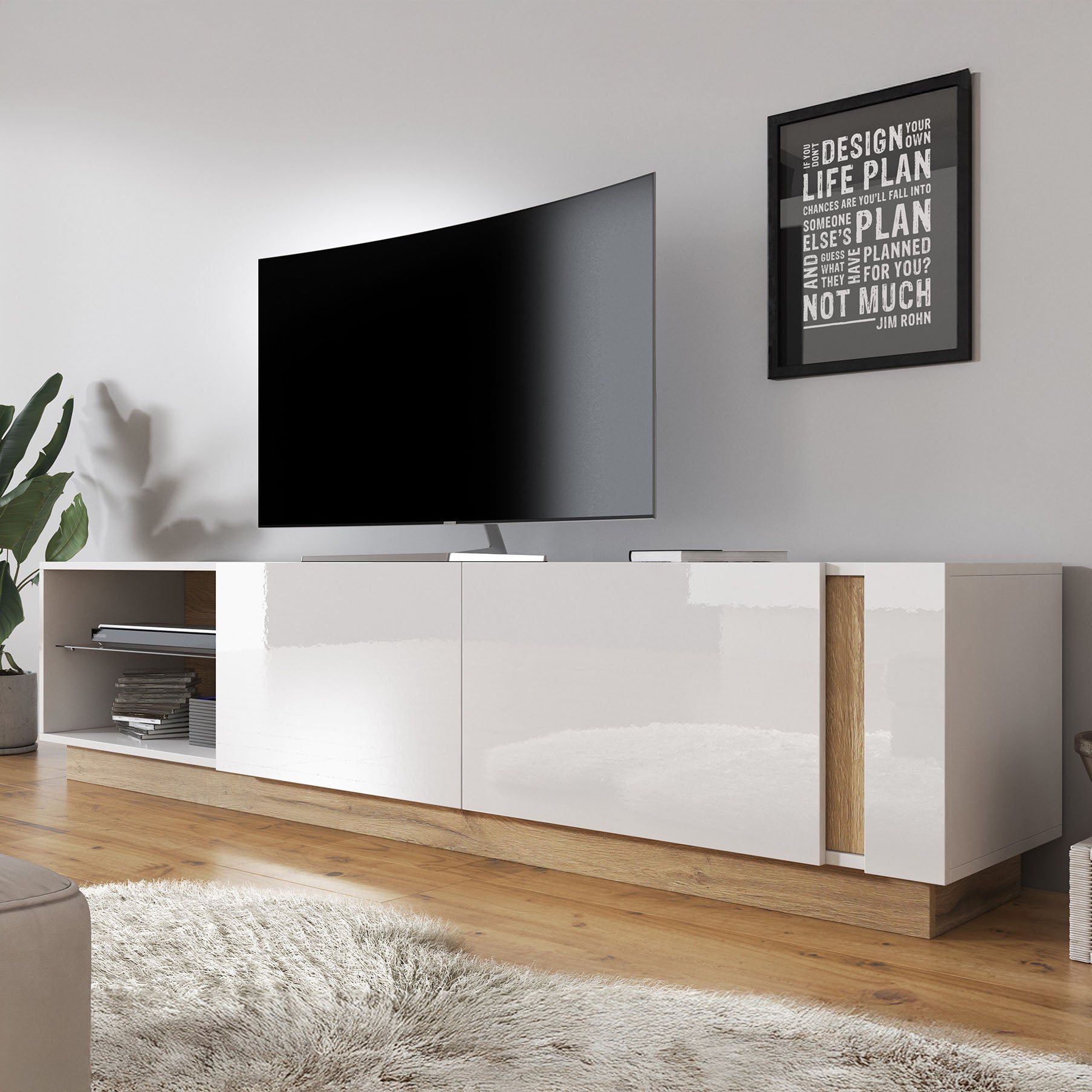 Vicco TV cabinet, Anthracite, 114 x 45 cm Vicco TV cabinet, Anthracite, 114 x 45 cm