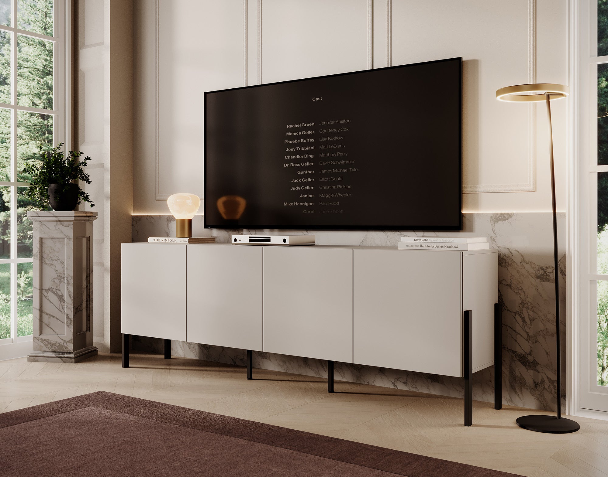 Jordy - TV-Meubel - Beige  - 204 cm