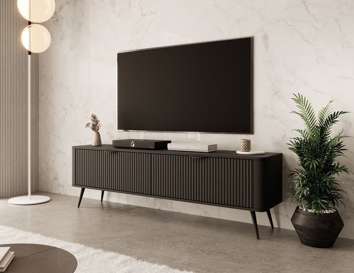 Lima - TV-Meubel - Zwart - 163 cm
