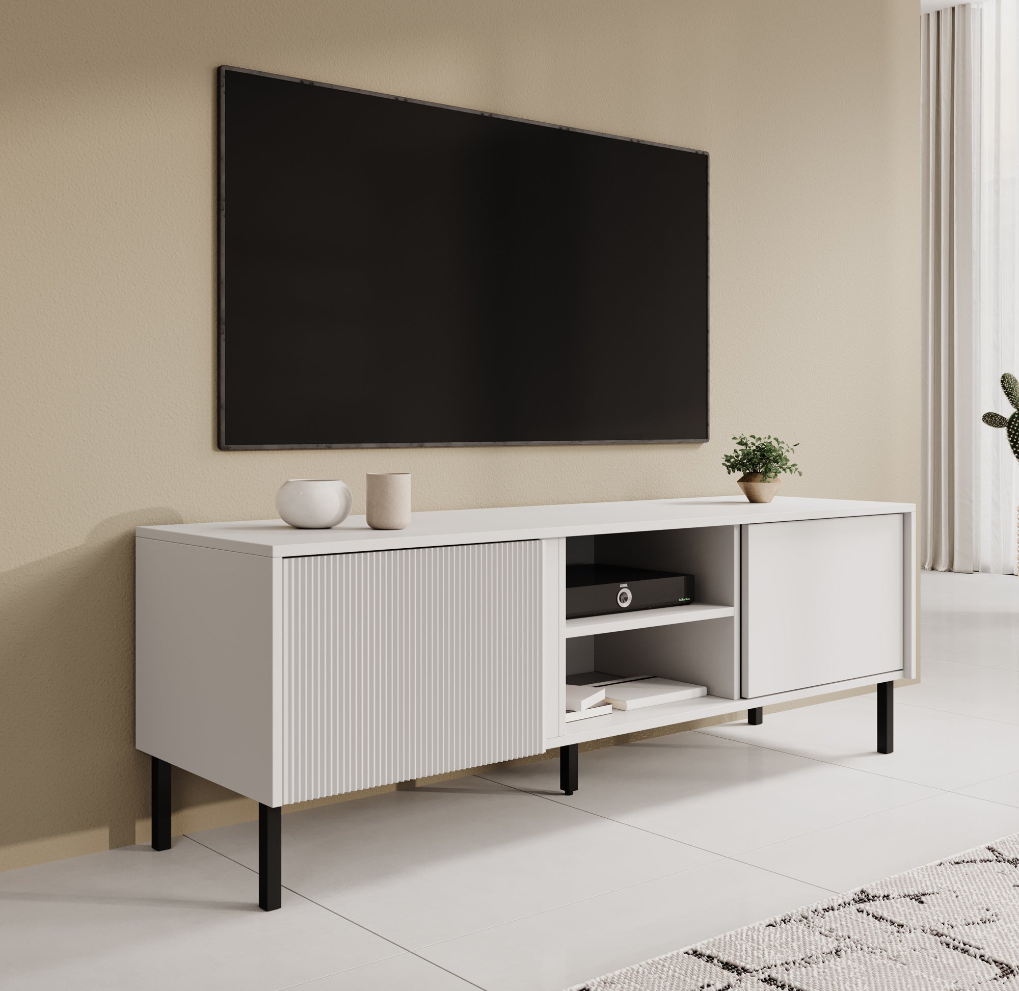 Margareth - TV-Meubel - Wit  - 150 cm