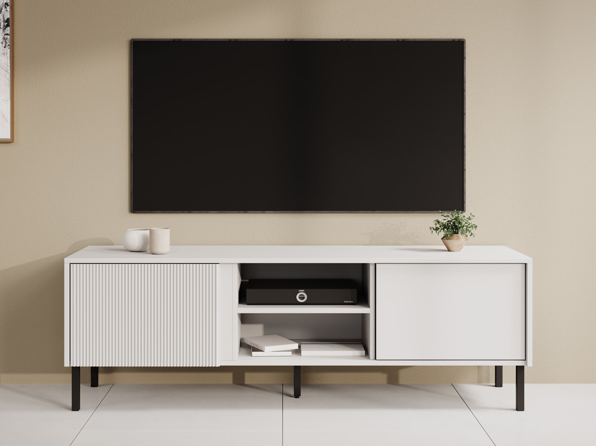 Margareth - TV-Meubel - Wit  - 150 cm