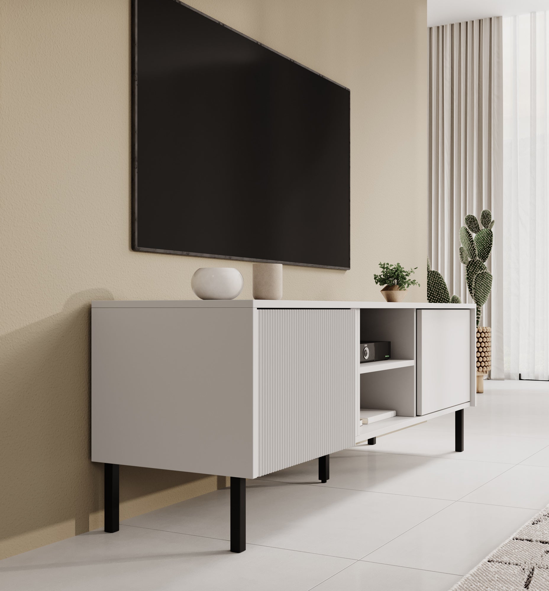 Margareth - TV-Meubel - Wit  - 150 cm