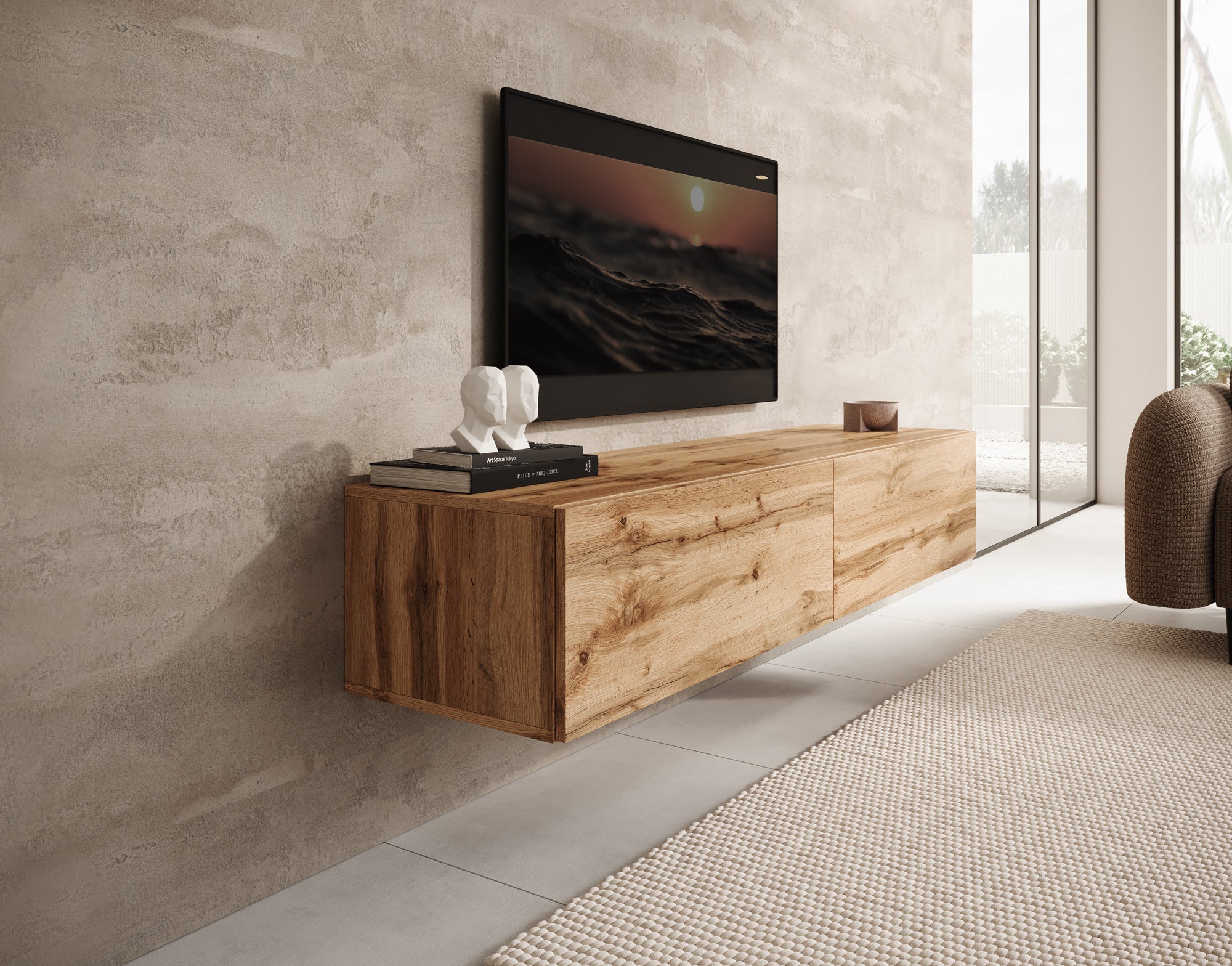 Palm - TV-Meubel - Eiken - 160 cm