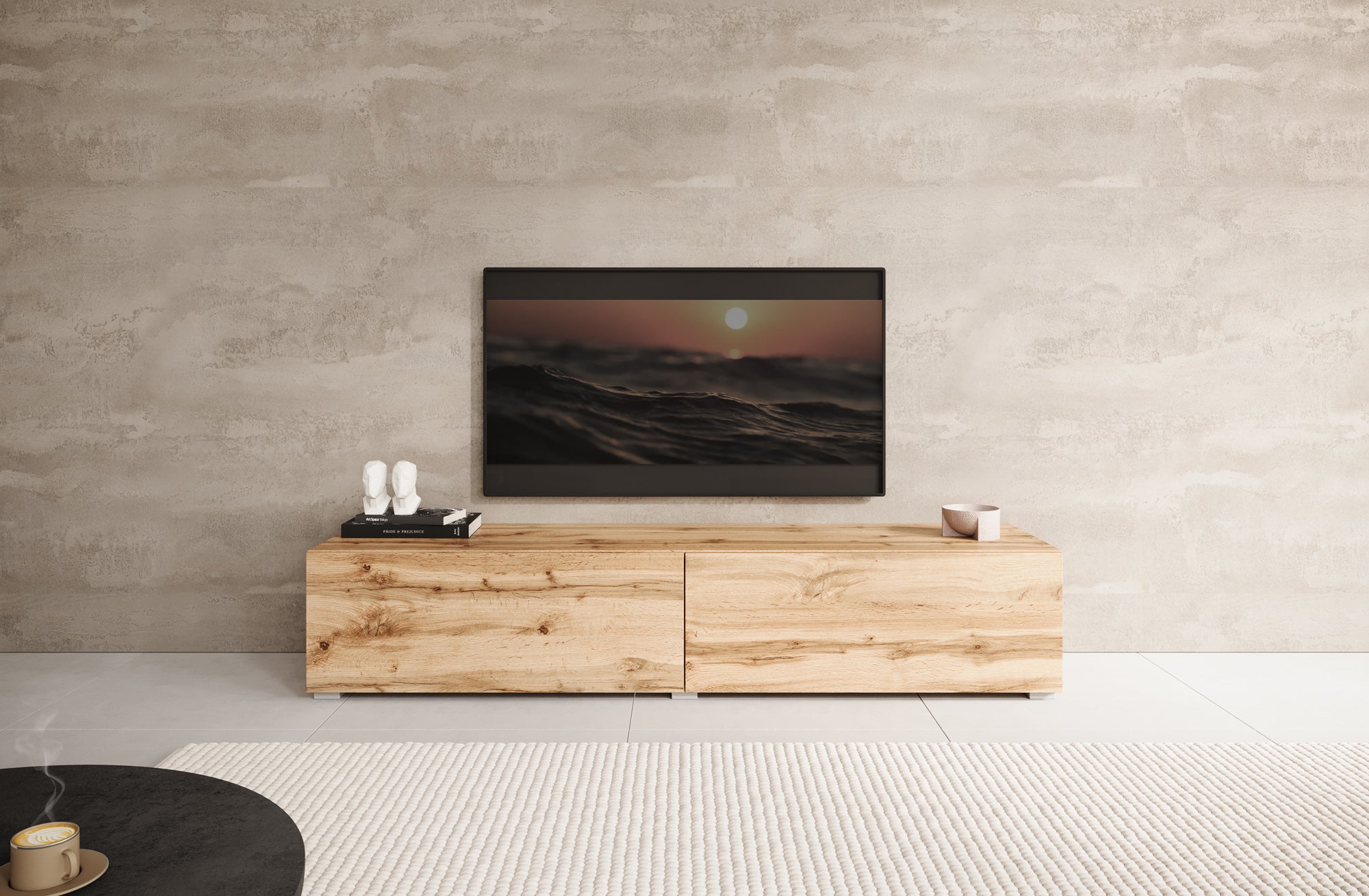 Palm - TV-Meubel - Eiken - 160 cm