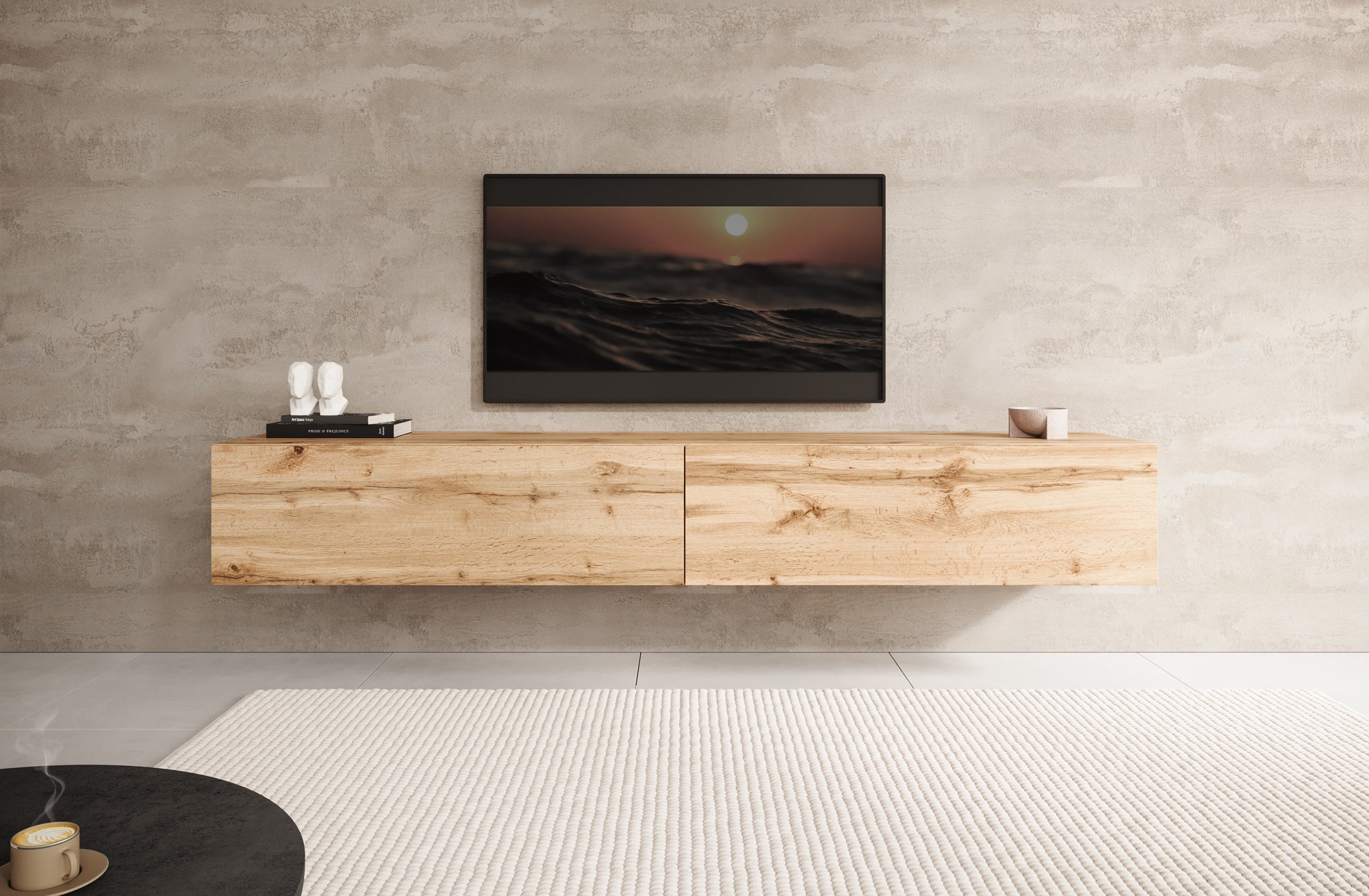 Palm - TV-Meubel - Eiken - 200 cm