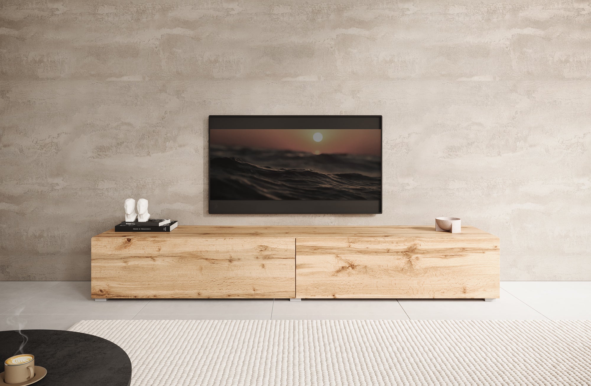 Palm - TV-Meubel - Eiken - 200 cm
