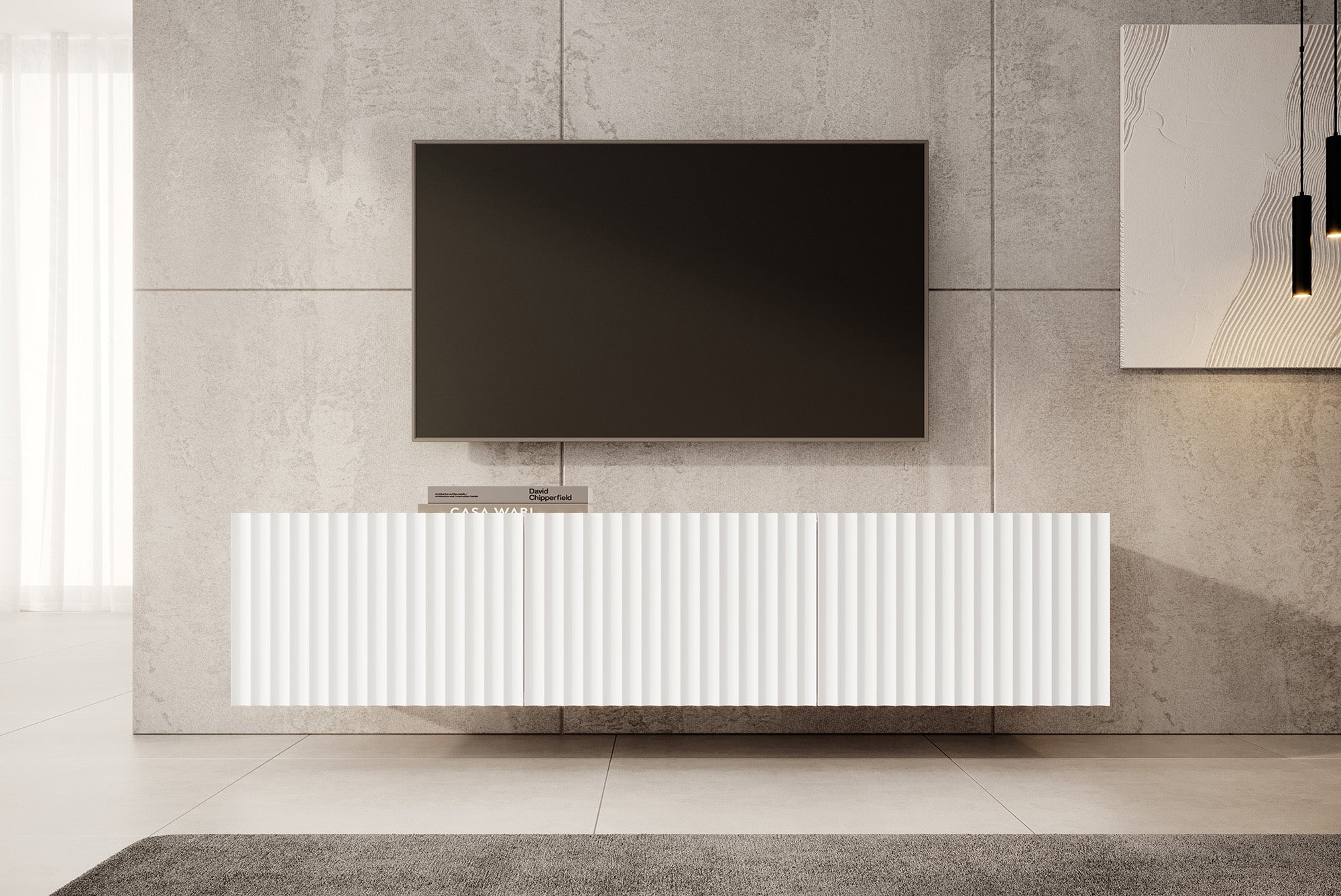 Pepinos - TV-Meubel - Wit - 150 cm