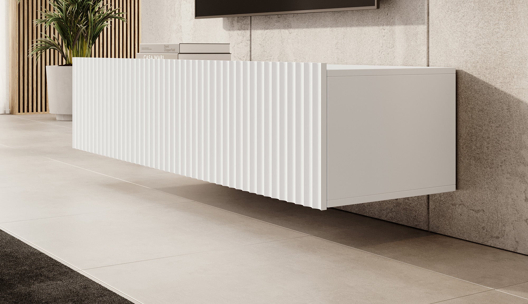Pepinos - TV-Meubel - Wit - 150 cm