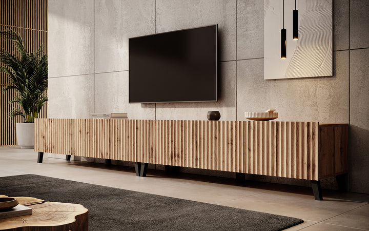 Pepinos 2 - TV-Meubel - Eiken - 300 cm