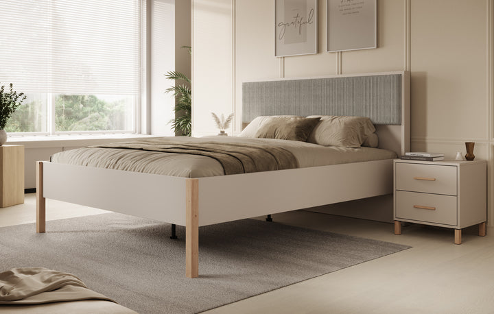 Bahia 2 - Tweepersoonsbed - Beige - 160x200 cm