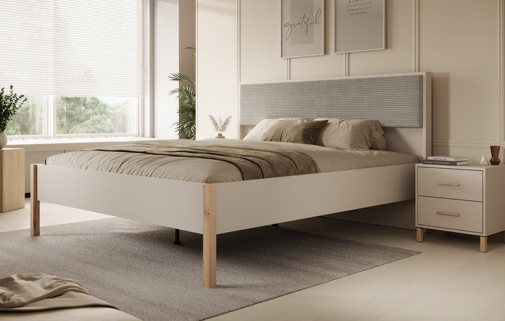 Bahia 2 - Tweepersoonsbed - Beige - 180x200 cm