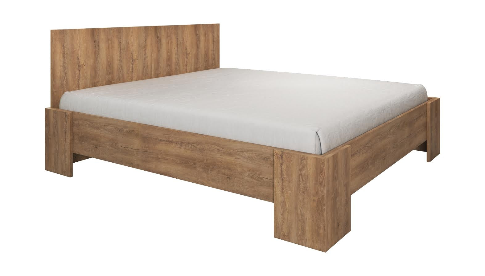 Monaco - Tweepersoonsbed - Eiken - 160x200 cm
