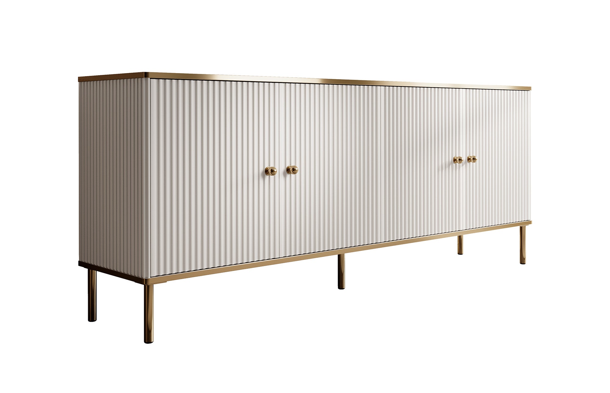 Vanty - Dressoir - Wit - 182x40x75 cm