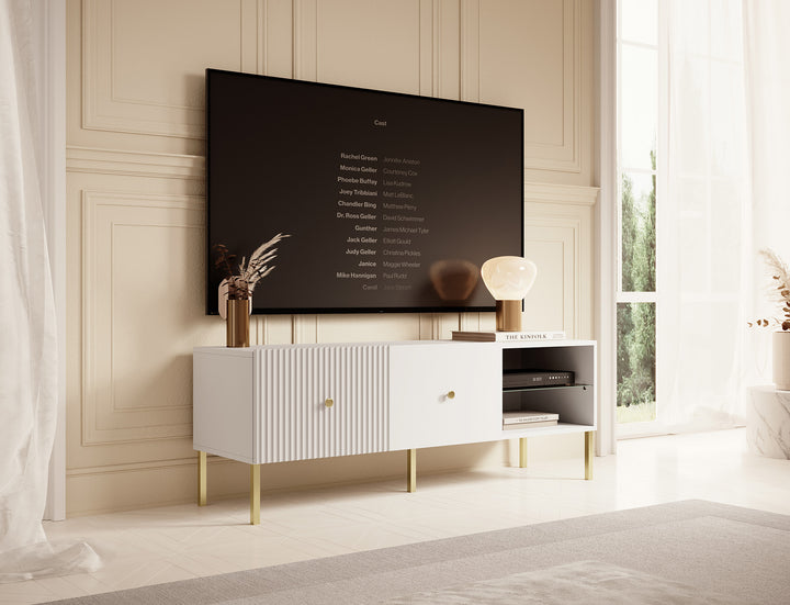 Vermont - TV-Meubel - Wit  - 135 cm