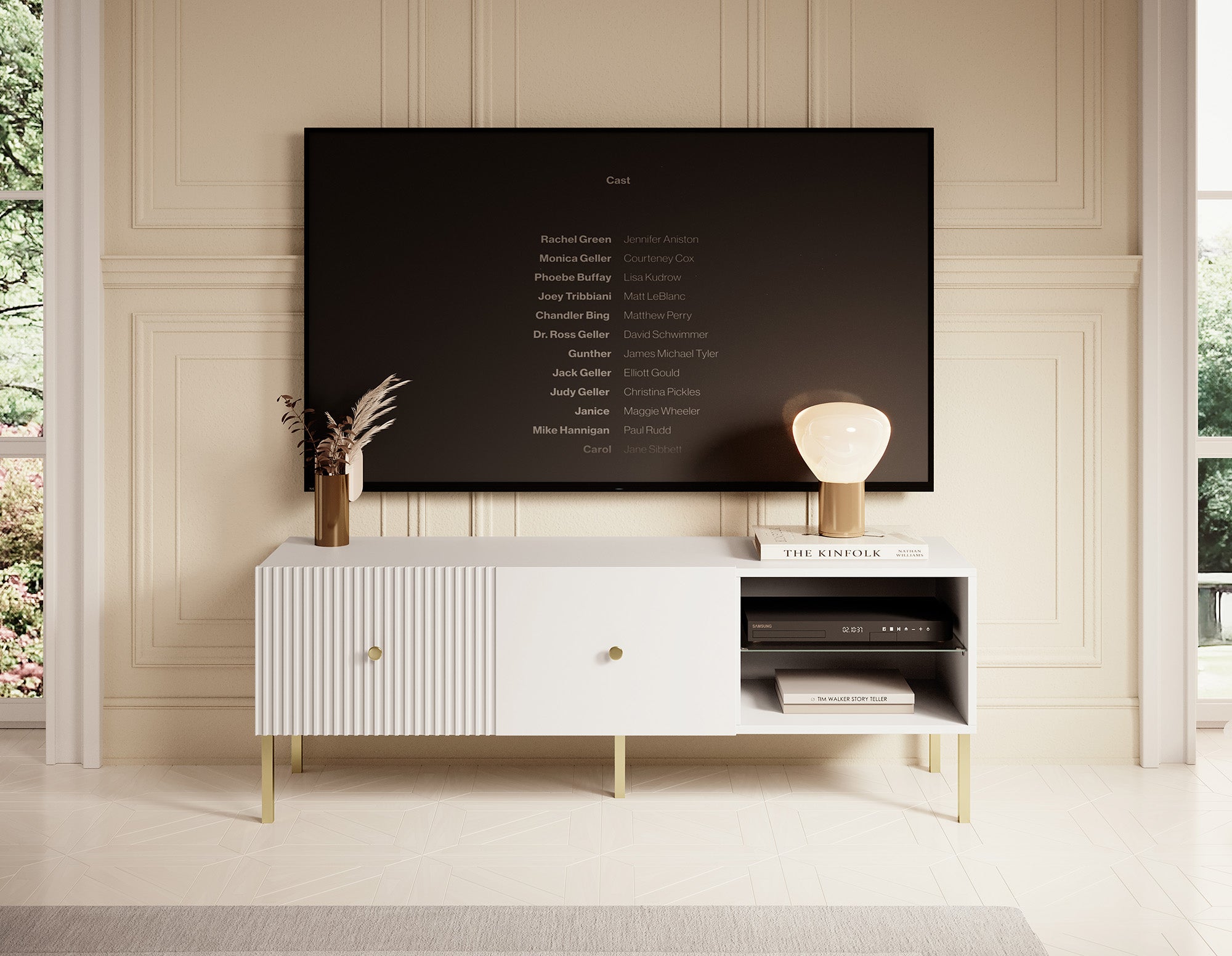 Vermont - TV-Meubel - Wit  - 135 cm