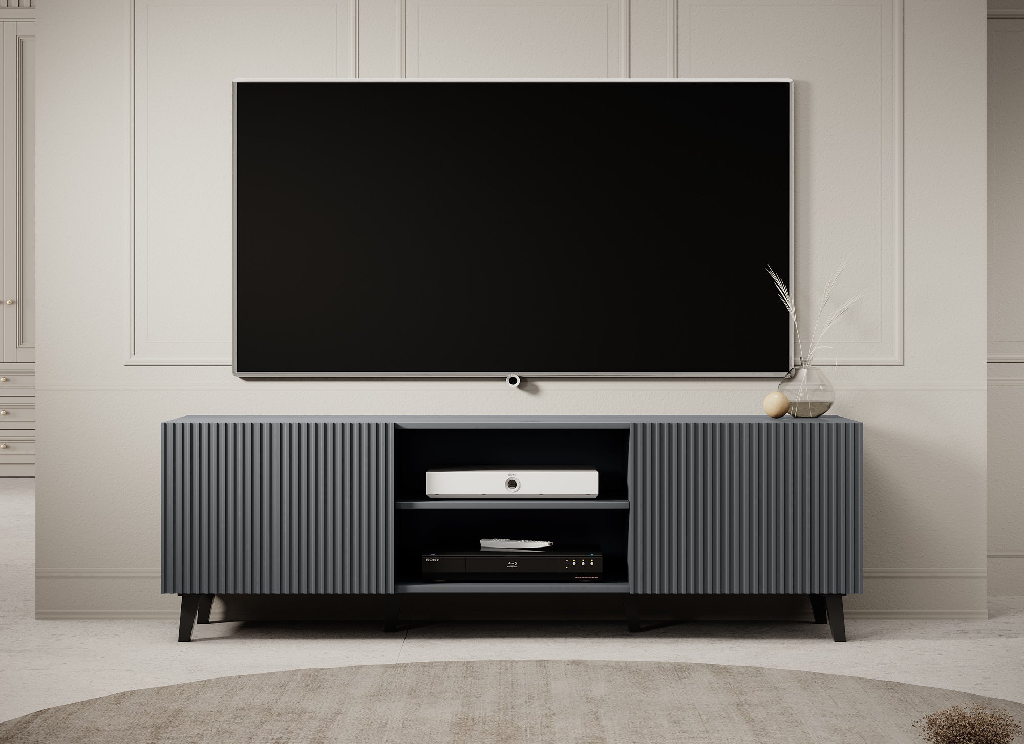 Vintar - TV-Meubel - Antraciet  - 150 cm