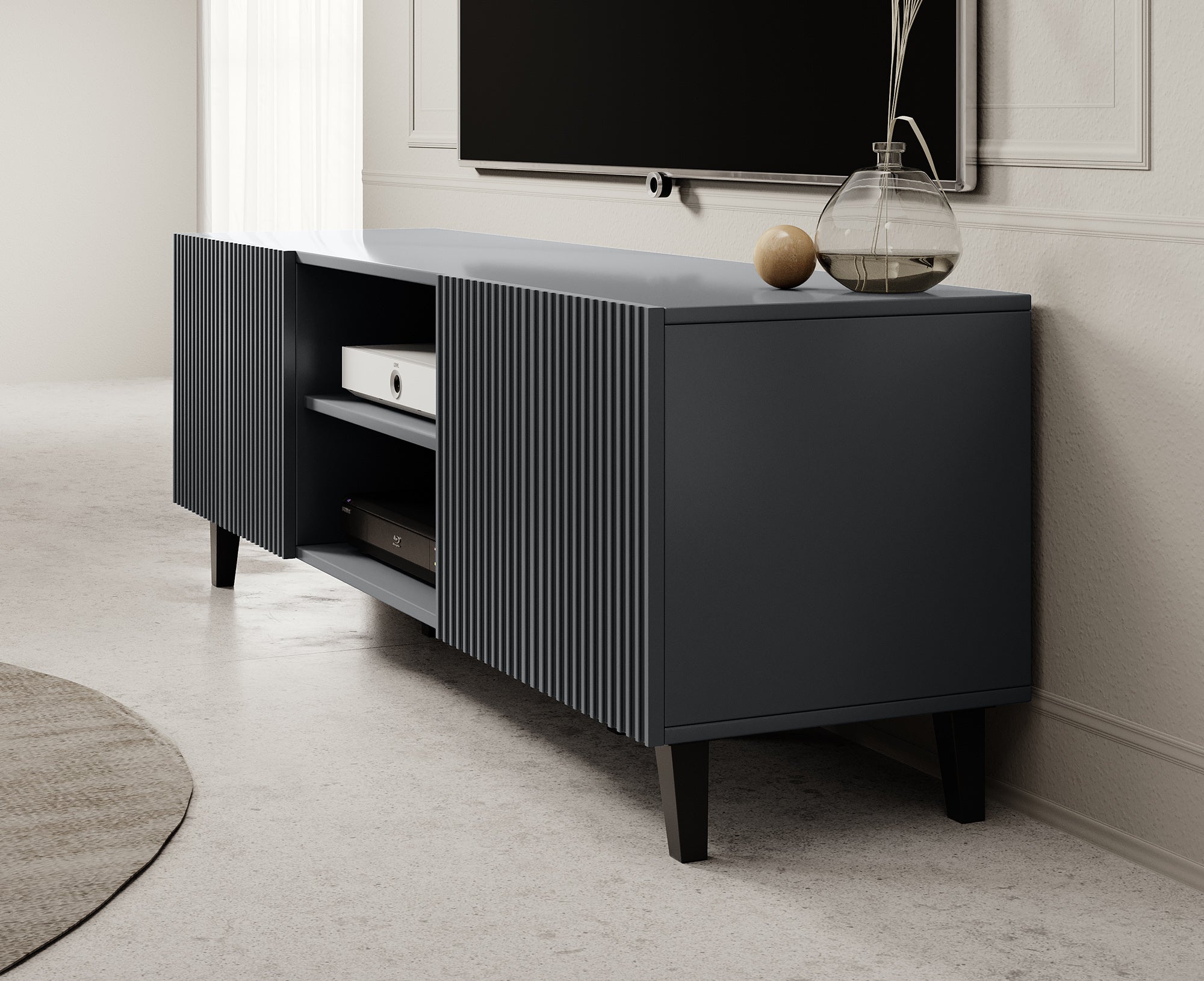 Vintar - TV-Meubel - Antraciet  - 150 cm