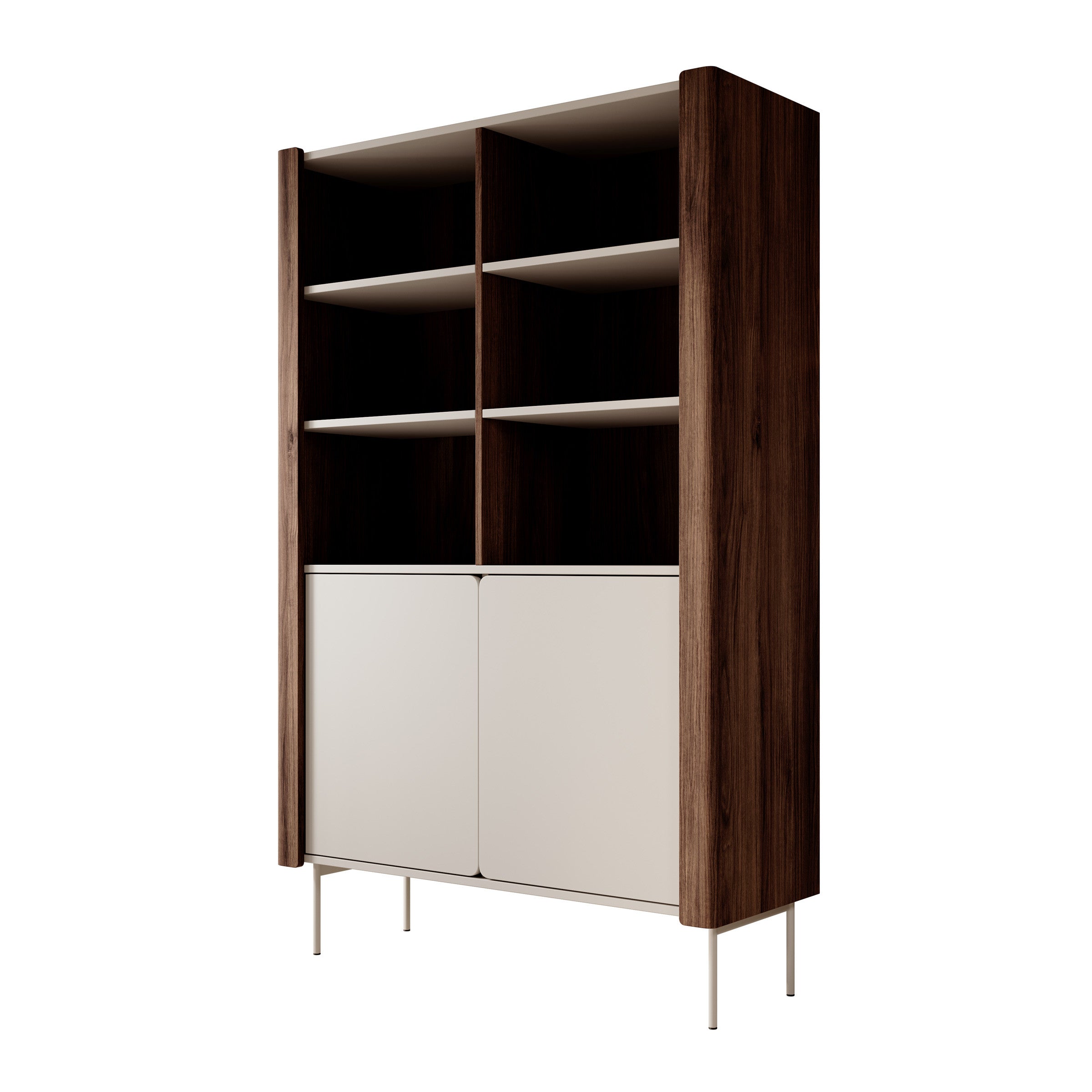 Lux - Vitrinekast - Beige