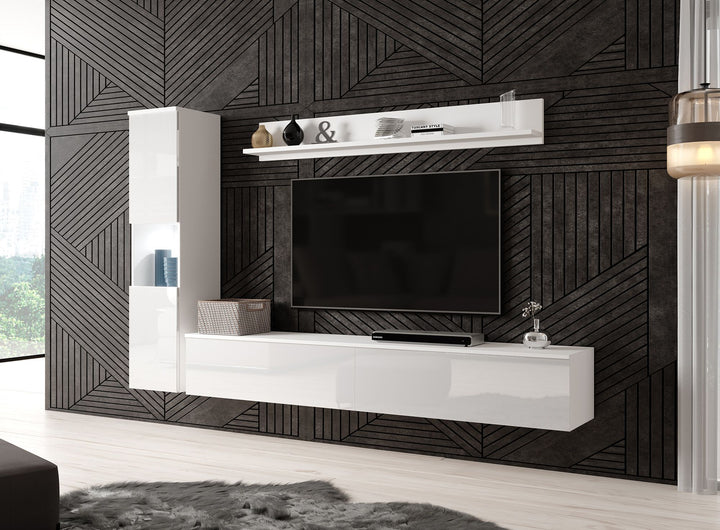 Pure - Wandmeubel - Wit - 180x33x32 cm