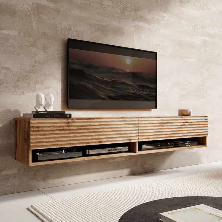 Asino - TV-Meubel  - Wave eiken  - 180 cm