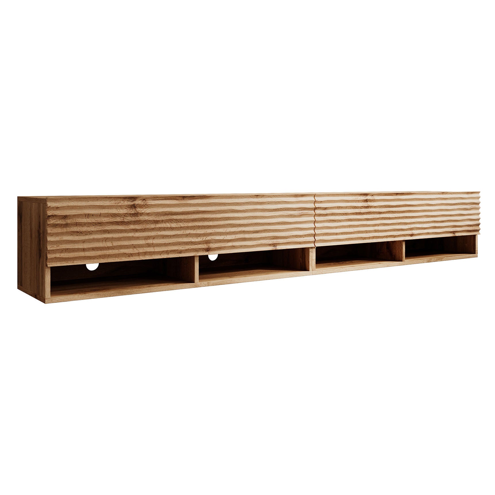 Asino - TV-Meubel  - Wave eiken - 200 cm
