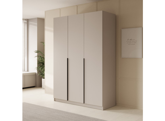 Kledingkast Sabre - Beige - 150 cm