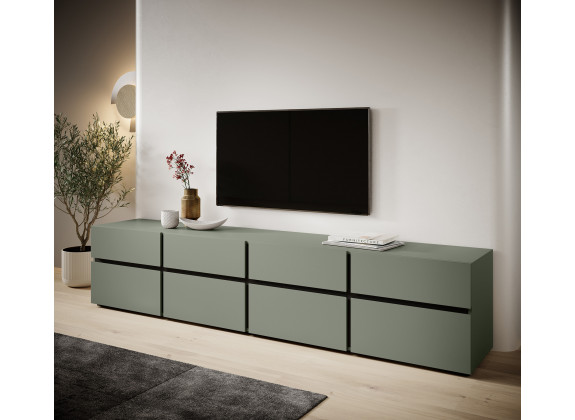 TV-Meubel Cainan - Groen - 225 cm