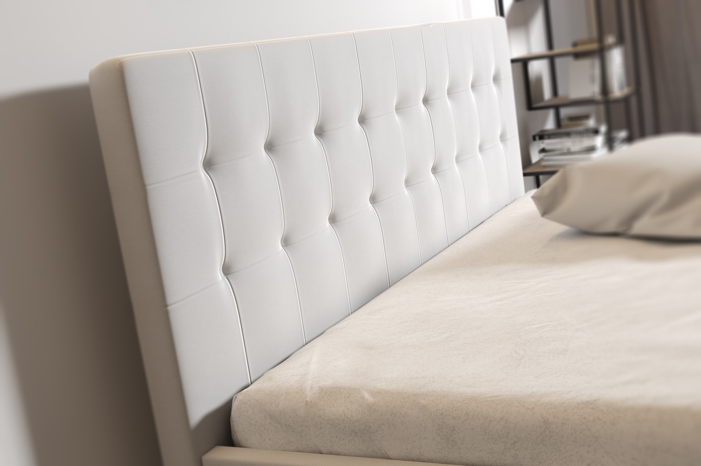 Begin vliegtuigen Commandant Tweepersoonsbed Milo - Wit - 160x200 cm - ACTIE | Meubella
