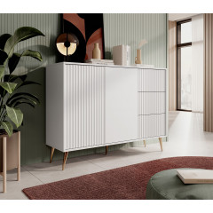 Dressoir Winq - Wit - 135 cm