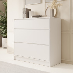 Ladekast Brett - Wit - 99 cm