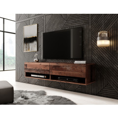 TV-Meubel Asino - Old wood - 140 cm - ACTIE