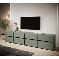 TV-Meubel Cainan - Groen - 225 cm