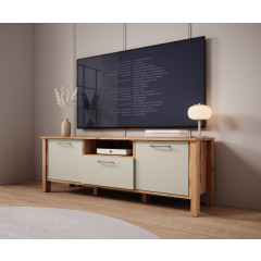 TV-Meubel Isaac - Beige - 138 cm - ACTIE