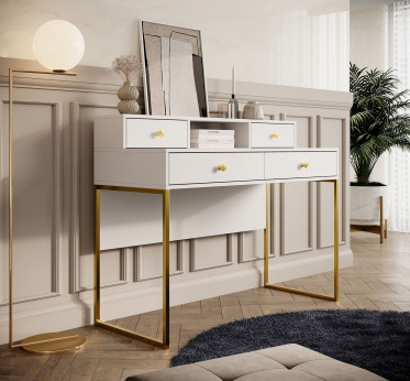 Bureau Chunky - Wit - 120 cm - ACTIE