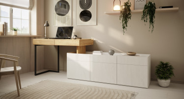 Bureau Floren - Eiken - 2 lades