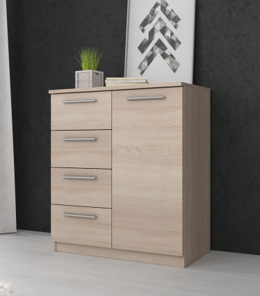 Commode Salerno - Licht eiken - 79 cm