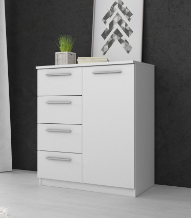 Commode Salerno - Wit - 79 cm
