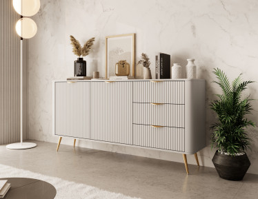 Dressoir Lima - Beige - 163 cm