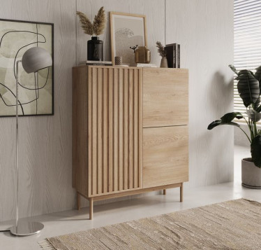 Dressoir Storm - Eiken - 106 cm