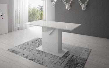 Eetkamertafel Trend - Wit - 140 cm - Uitschuifbaar - ACTIE