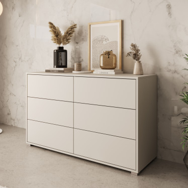 Ladekast Gideon - Beige - 120 cm