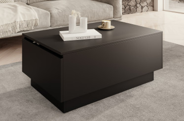 Salontafel Micha - Zwart - 90 cm